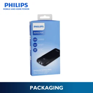 Philips Powerbank 10,000mAh Fast Charging With LED Indicator With Digital Display