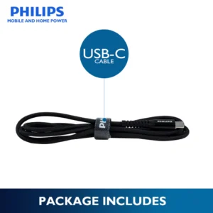 Philips 100W 1.2m USB Type C to USB C PD Cable for Apple MacBook Air 2020/MacBook Pro 2018, SAMSUNG