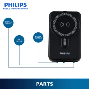 Philips 10000mAh 15watts Wireless Magnetic Powerbank Strong Magnet Force Ultra Fast Charging