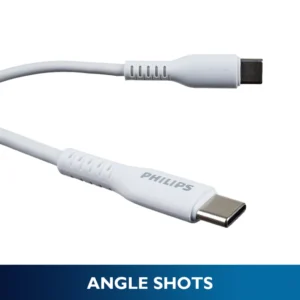 Philips 1.2 Meter 20Watts USB C to USB C Cable Fast Charging TPE-Silicon Cable