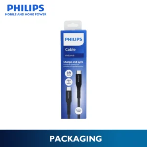 Philips 100W 1.2m USB Type C to USB C PD Cable for Apple MacBook Air 2020/MacBook Pro 2018, SAMSUNG