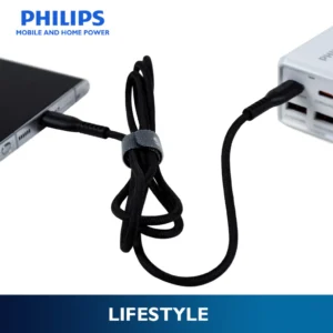 Philips 60W 1.2M USB Type C to USB C PD Cable for SAMSUNG S24 Ultra iPhone 16 / 15 pro Apple MacBook