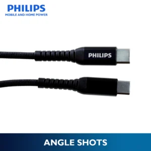 Philips 100W 1.2m USB Type C to USB C PD Cable for Apple MacBook Air 2020/MacBook Pro 2018, SAMSUNG