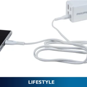 Philips 1.2 Meter 20Watts USB C to USB C Cable Fast Charging TPE-Silicon Cable