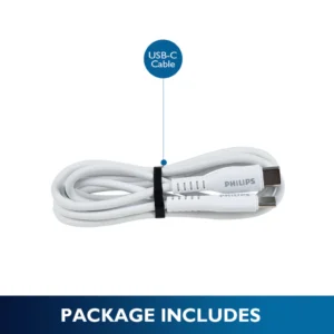 Philips 1.2 Meter 20Watts USB C to USB C Cable Fast Charging TPE-Silicon Cable