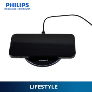 Philips 15W Wireless Charger Disc with Free 1.5M USB-C Cable
