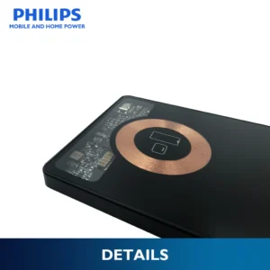 Philips 3-in-1 Magnetic Wireless 15W Fast Charger Portable Wireless Charger for iPhone, Airpods Pro