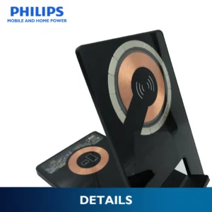 Philips 3-in-1 Magnetic Wireless 15W Fast Charger Portable Wireless Charger for iPhone, Airpods Pro