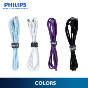 Philips 60W 1.2M USB Type C to USB C PD Cable for SAMSUNG S24 Ultra iPhone 16 / 15 pro Apple MacBook