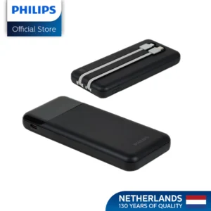 Philips Powerbank 10,000mAh Fast Charging With LED Indicator With Digital Display