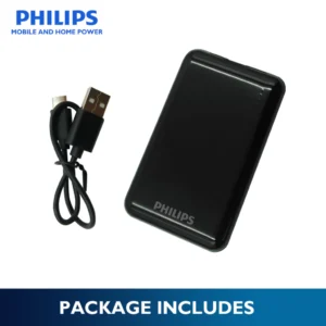 Philips 22.5W Slim Fast Charging Power Bank 10000mAh Dual Port Output USB-C & USB-A