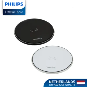 Philips 15W Wireless Charger Disc with Free 1.5M USB-C Cable