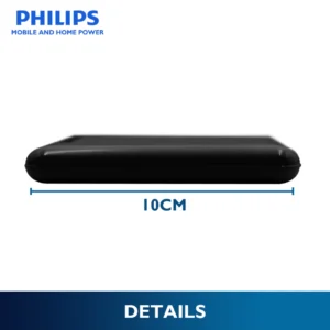 Philips 22.5W Slim Fast Charging Power Bank 10000mAh Dual Port Output USB-C & USB-A