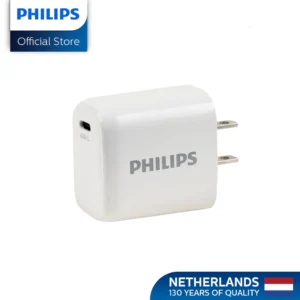 Philips PD 20W USB C Charger Fast Charger for iPhone 16 Pro Max, 15/14/13 Series, Galaxy and More