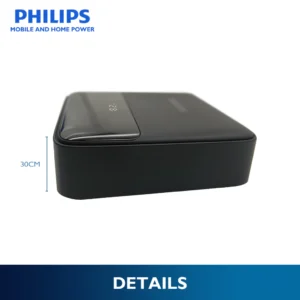 Philips Ultra Fast 240W 5-Port GaN USB Desktop Charger with Digital Display 3 USB-C and 2 USB-A port