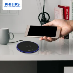 Philips 15W Wireless Charger Disc with Free 1.5M USB-C Cable