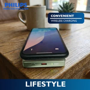 Philips 15W Magnetic Wireless Power Bank PD 20W 10000mAh Fast Charging Type C w/ Magnetic Ring Fast