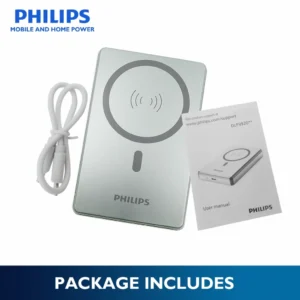 Philips 15W Magnetic Wireless Power Bank PD 20W 10000mAh Fast Charging Type C w/ Magnetic Ring Fast