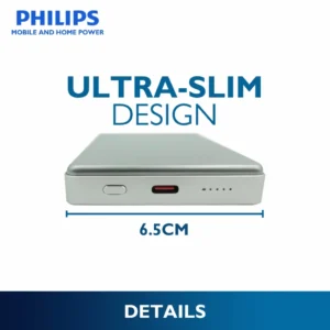 Philips 15W Magnetic Wireless Power Bank PD 20W 10000mAh Fast Charging Type C w/ Magnetic Ring Fast