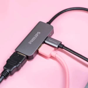 Philips HDMI 4K 0.1m 3Ports USB-C to HDTV Multifunction Adapter