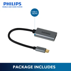 Philips USB-C to 4K HDMI Adapter Stunning Clarity and Sound 60Hz