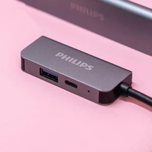 Philips HDMI 4K 0.1m 3Ports USB-C to HDTV Multifunction Adapter
