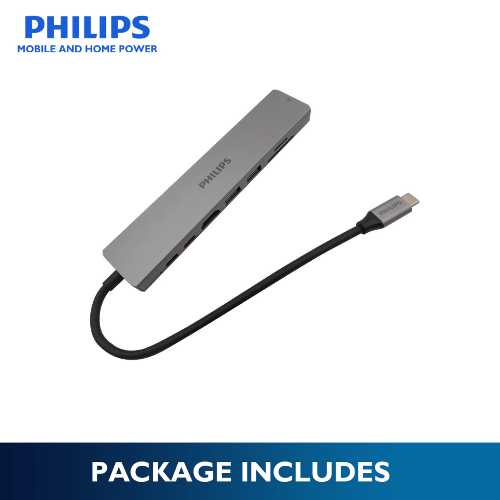 Philips USB-C to HDTV Multifunction Adapter Gaming Hub Multi Ports HDMI 4K Display USB 3.0 PD - Image 6