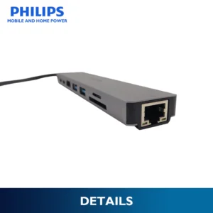 Philips USB-C to HDTV Multifunction Adapter Gaming Hub Multi Ports HDMI 4K Display USB 3.0 PD
